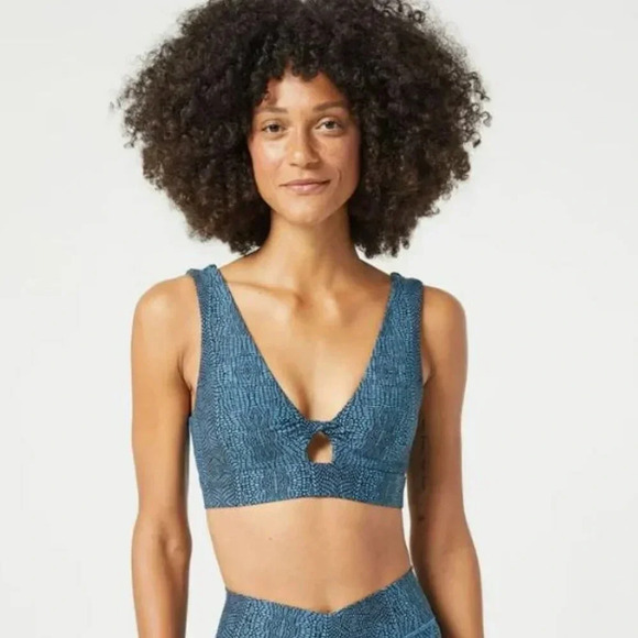 L*Space Printed Do The Twist Bra, let's croc about it - Picture 2 of 7